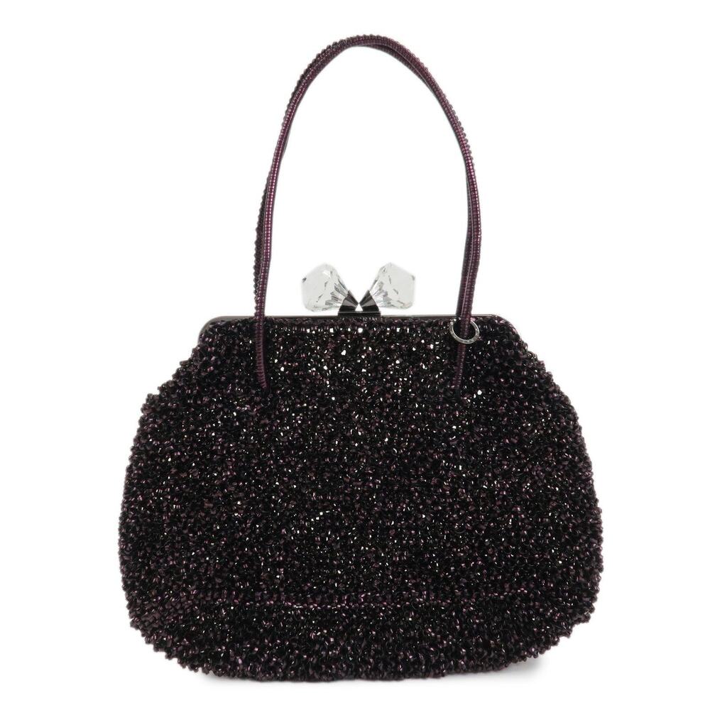 Anteprima Vinyl Wire Bag Purple Handbag